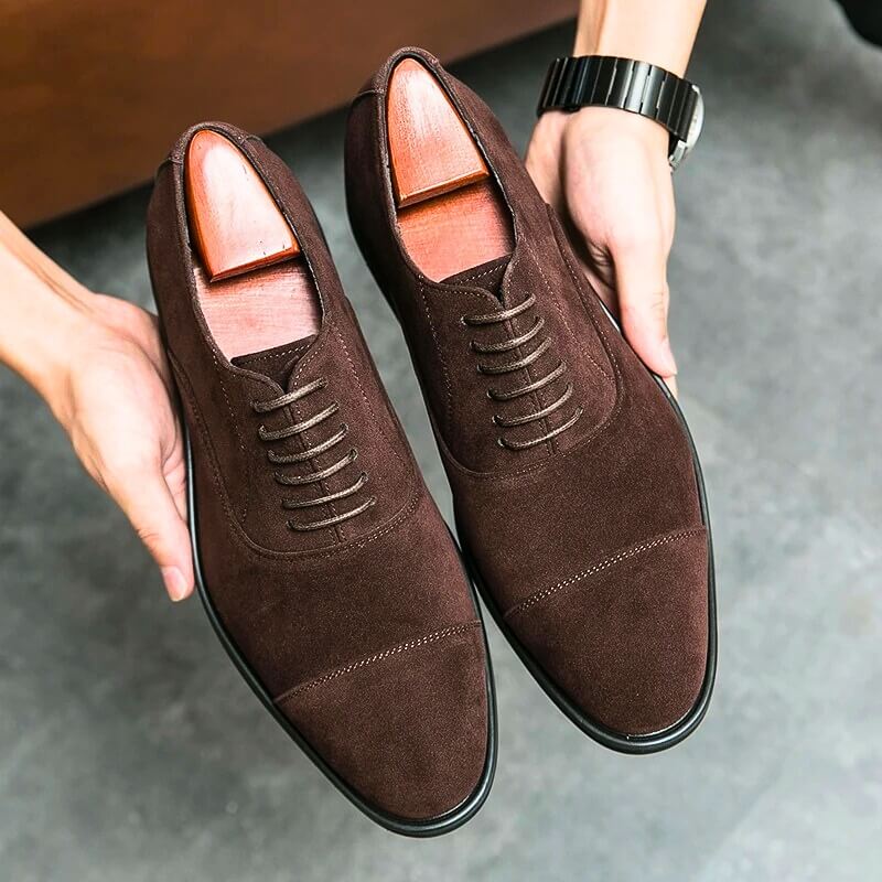 Cillian - Suède Oxfords voor Heren