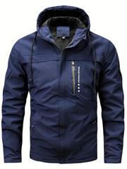 Parker - Warme fleece jas met capuchon, casual heren winterjas voor buitenactiviteiten