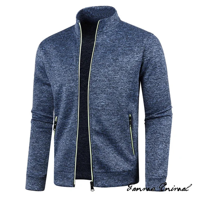 Anton - Sweatvest | Sweatshirt met omgeslagen kraag