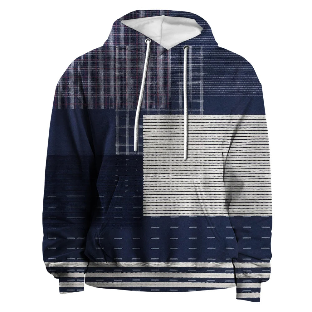 Arjie - 3D Plaid Hoodie | Urban Vibes oversized trui