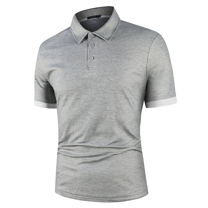 Polo léger bleu pour hommes de James Fashion