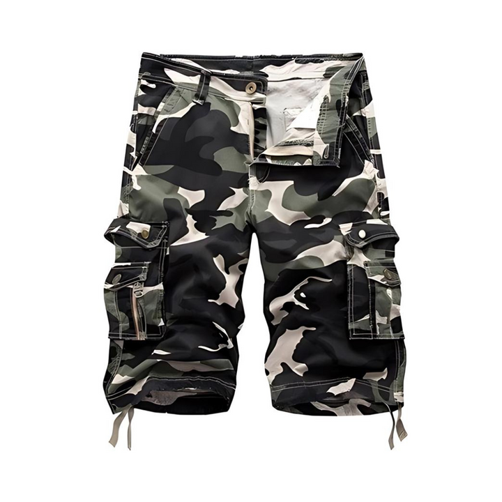 Ceddy - Camouflage Katoenen Zomer Cargo Heren Short