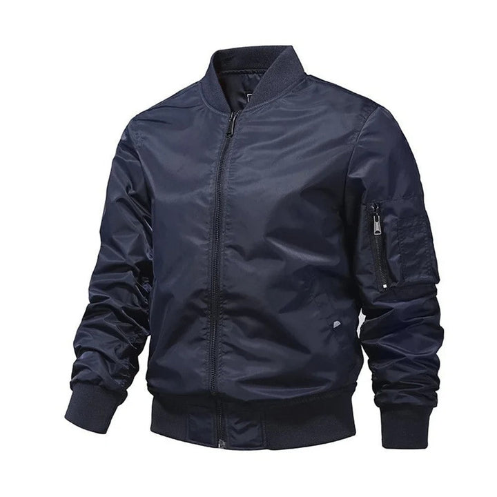 Veste de transition légère imperméable bleue pour hommes de Oliver Fashion 