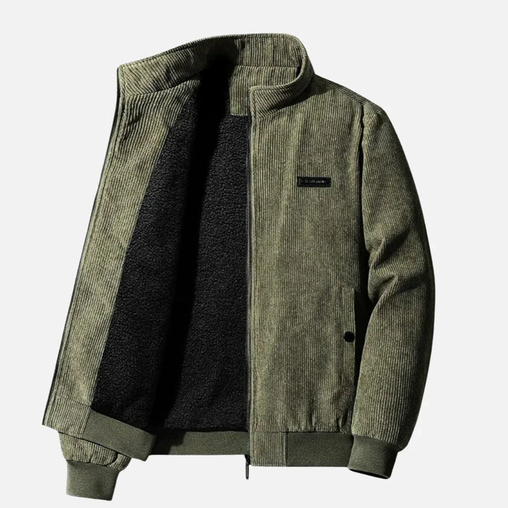 Salvatore - Corduroy Jas met Sherpa Voering