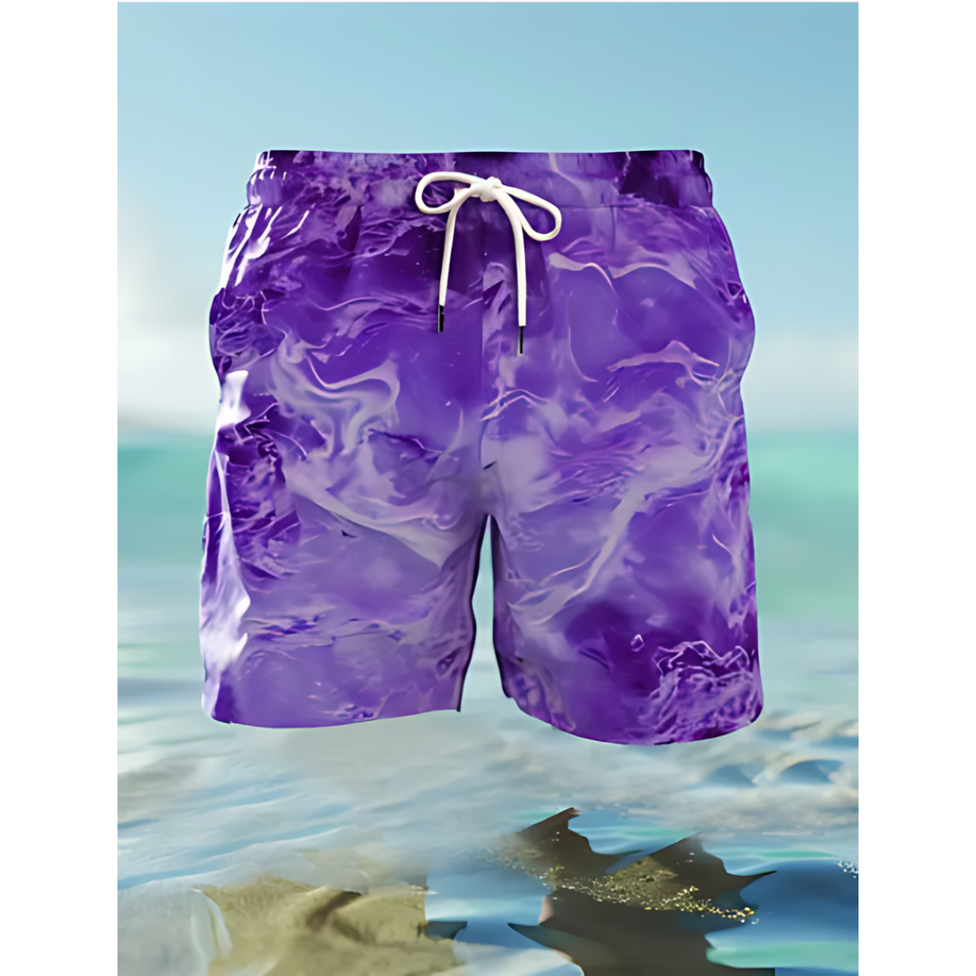 Cedrick - Zee Gradient Sneldrogende Zomer Zwemshorts voor heren