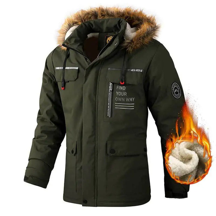 Bernard - Parka Explorateur Urbain | Veste d'hiver imperméable et résistante