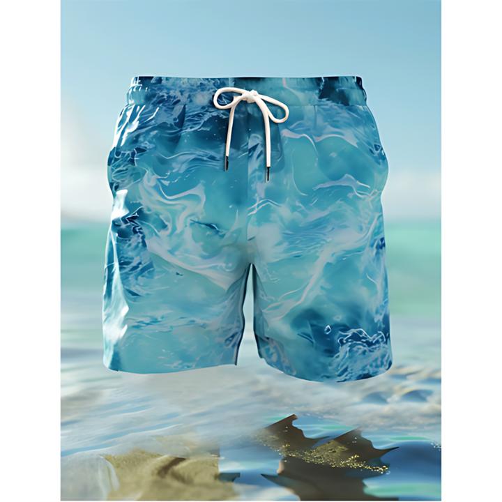 Cedrick - Zee Gradient Sneldrogende Zomer Zwemshorts voor heren