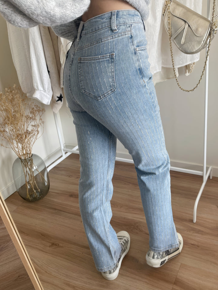 Skye | Sprankelende jeans