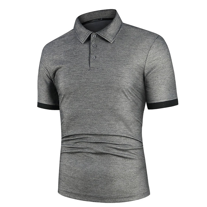 Polo léger bleu pour hommes de James Fashion