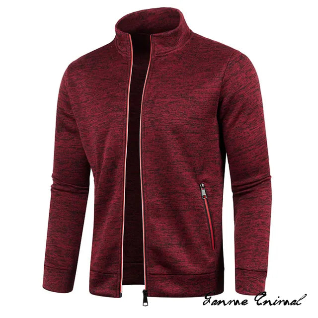 Anton - Sweatvest | Sweatshirt met omgeslagen kraag