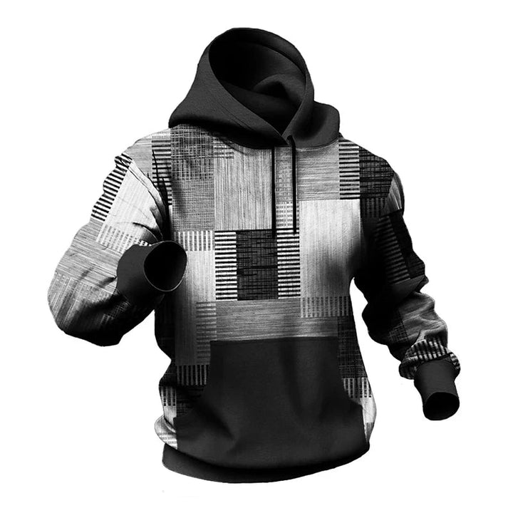 Arjie - 3D Plaid Hoodie | Urban Vibes oversized trui