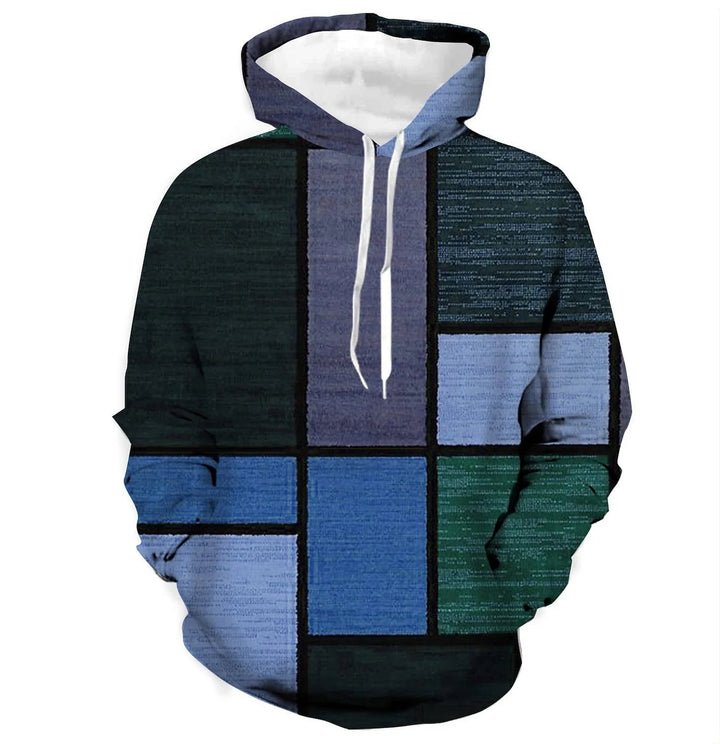 Arjie - 3D Plaid Hoodie | Urban Vibes oversized trui