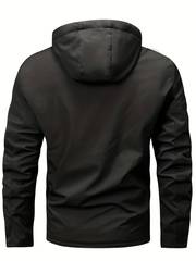 Parker - Warme fleece jas met capuchon, casual heren winterjas voor buitenactiviteiten