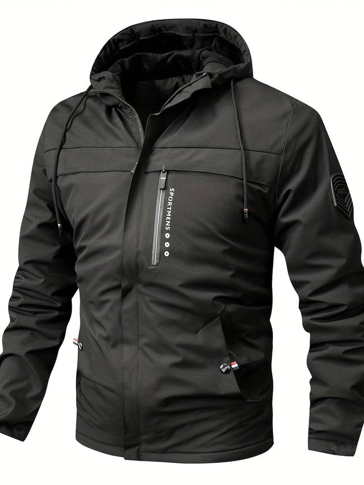 Parker - Warme fleece jas met capuchon, casual heren winterjas voor buitenactiviteiten