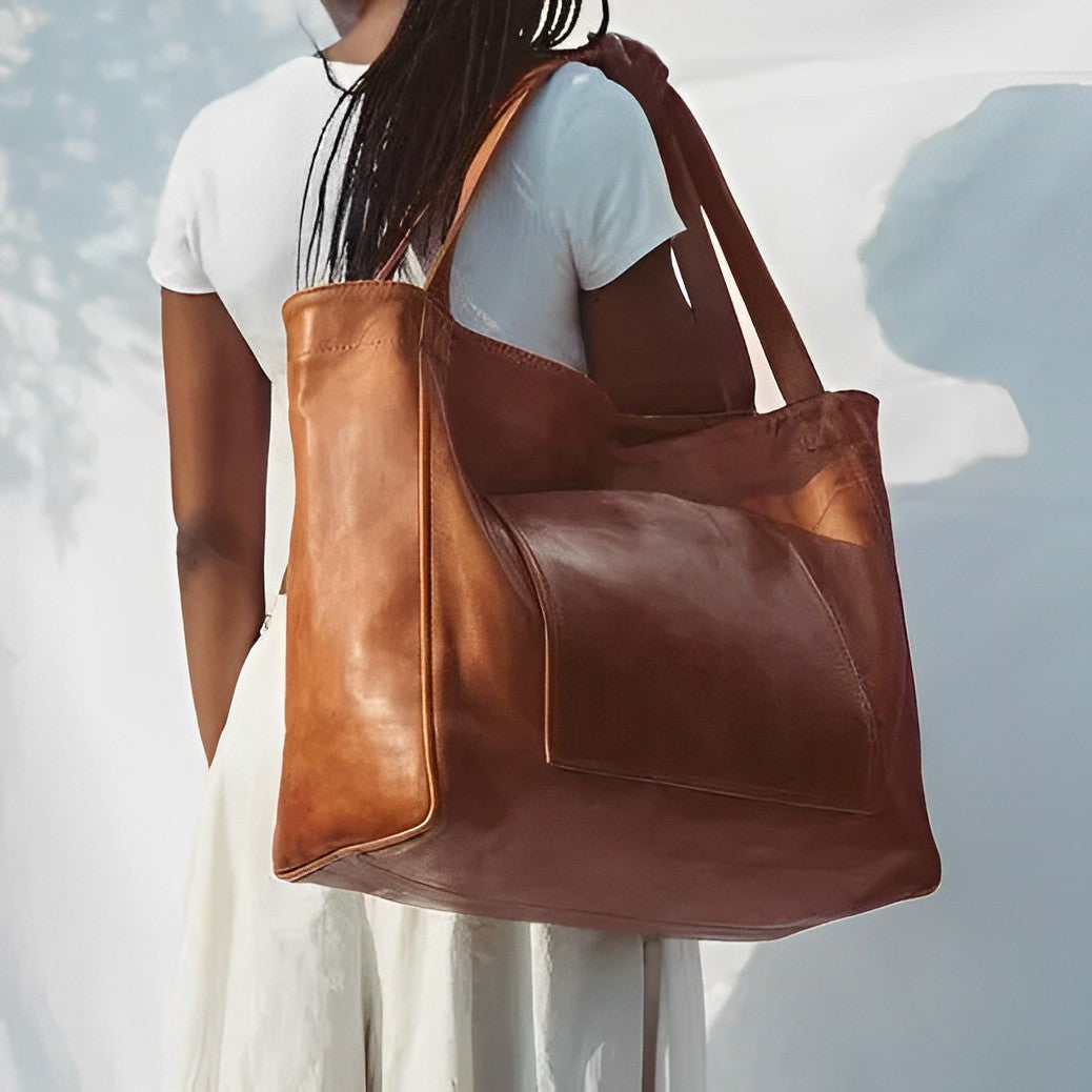 Ariella | Vintage leather shoulder bag