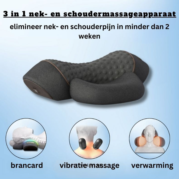 ThermaSooth - verwarmd massageapparaat voor nek en schouders