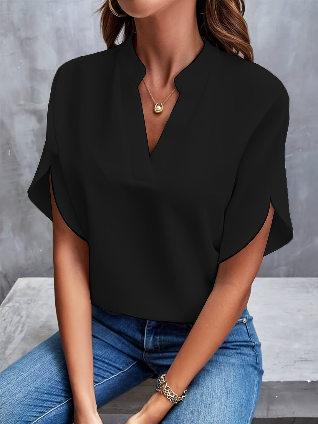 Marielle | Flared Sleeve Blouse