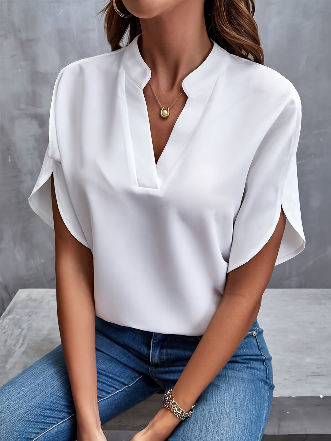 Marielle | Flared Sleeve Blouse