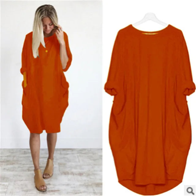 Eliza | Refined belly-covering dress