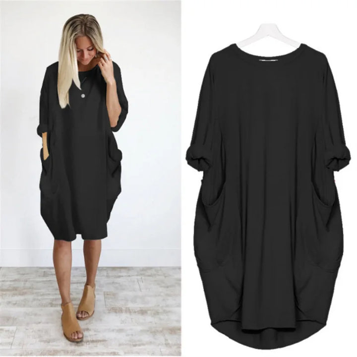 Eliza | Refined belly-covering dress