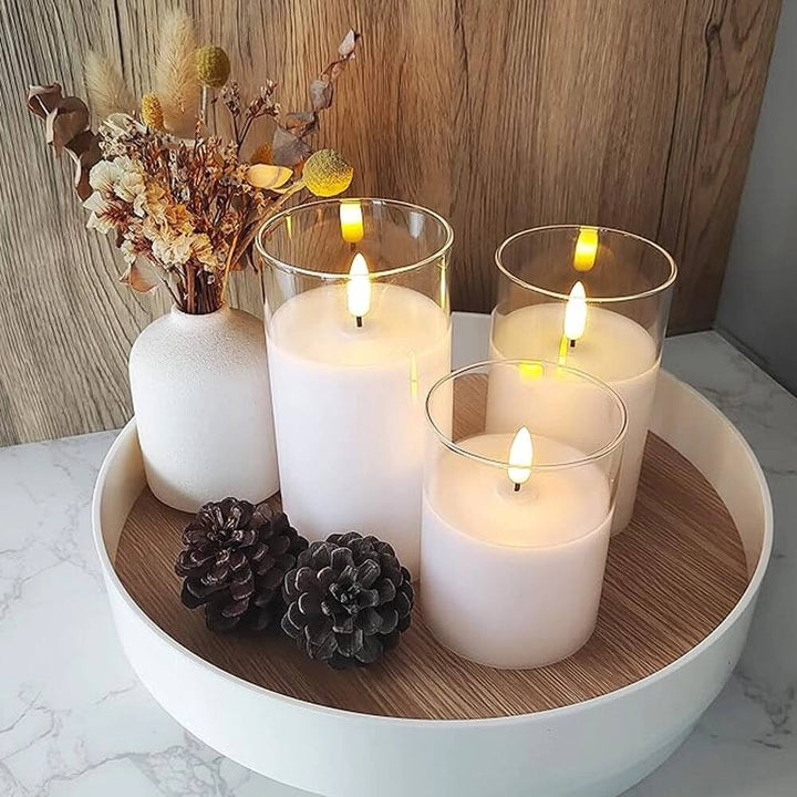 NebulaGlow™ - Flameless, Elegant Candle Set