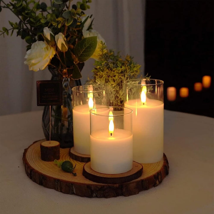 NebulaGlow™ - Flameless, Elegant Candle Set