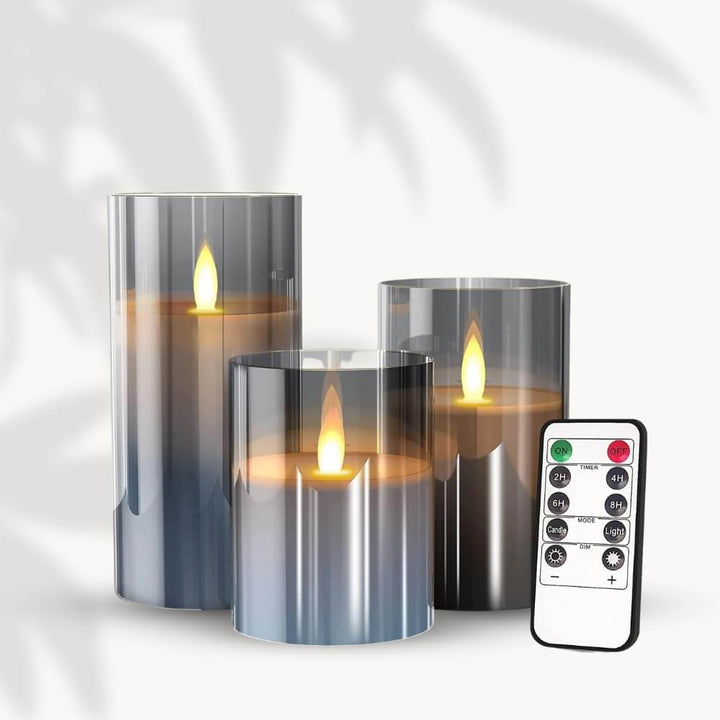 NebulaGlow™ - Flameless, Elegant Candle Set