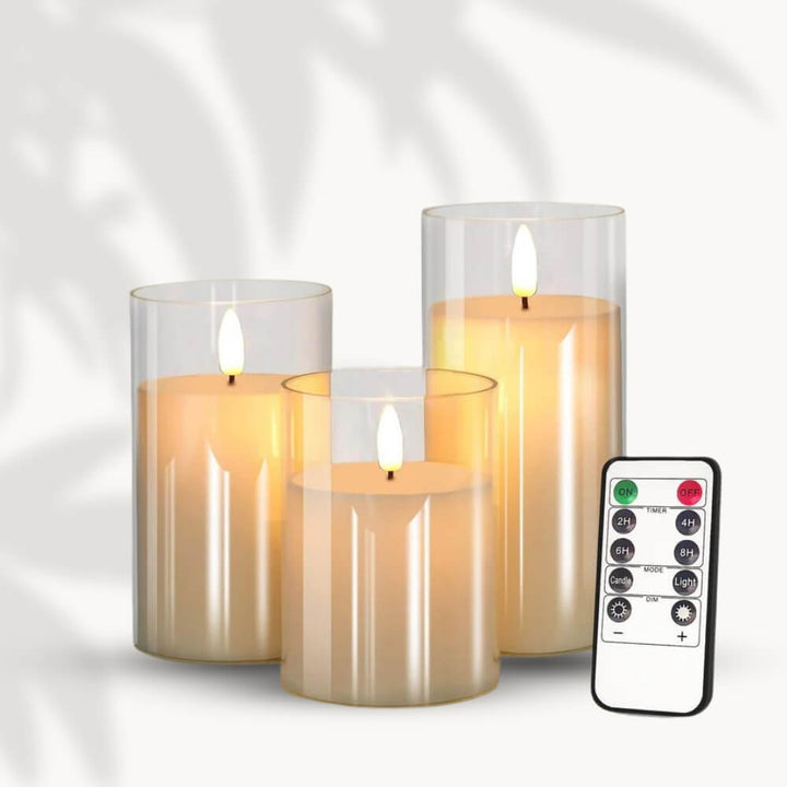 NebulaGlow™ - Flameless, Elegant Candle Set