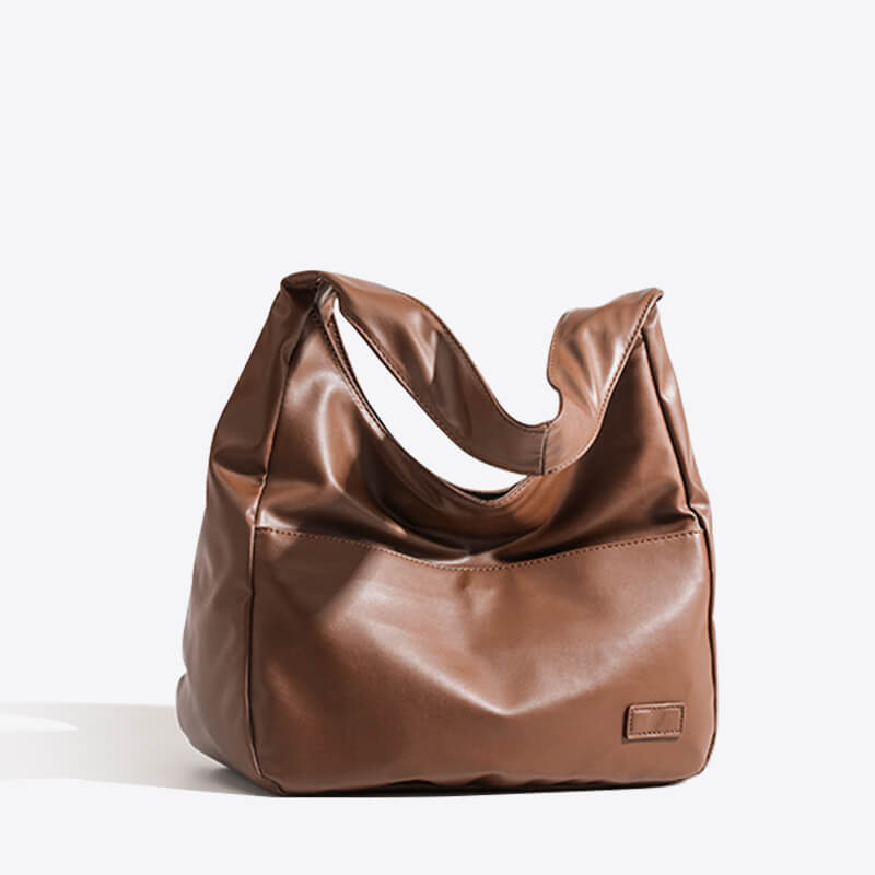 Caelia - Sac shopping sac bandoulière hobo en simili cuir