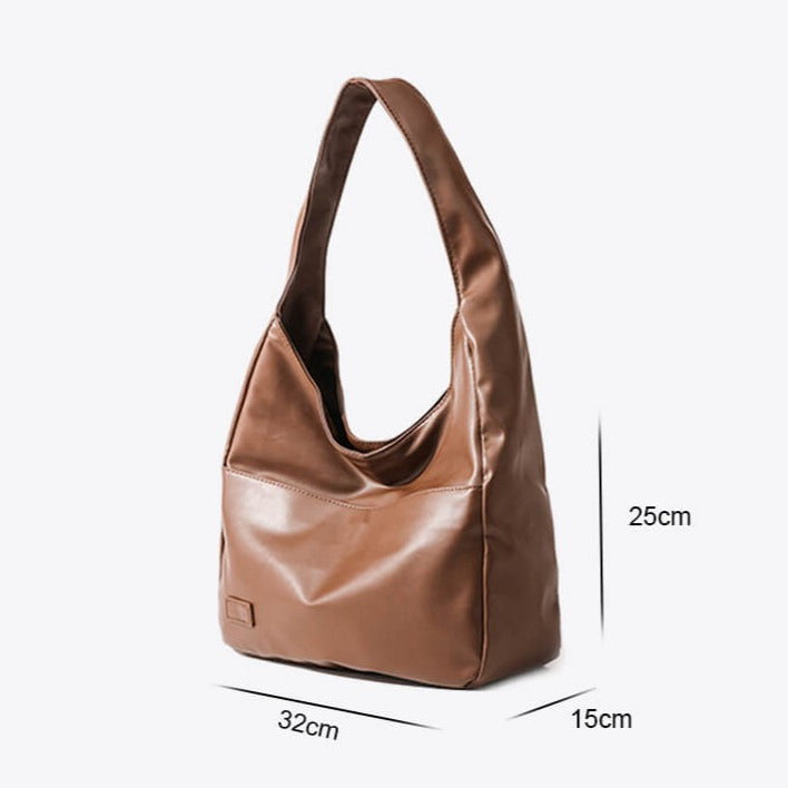 Caelia - Sac shopping sac bandoulière hobo en simili cuir