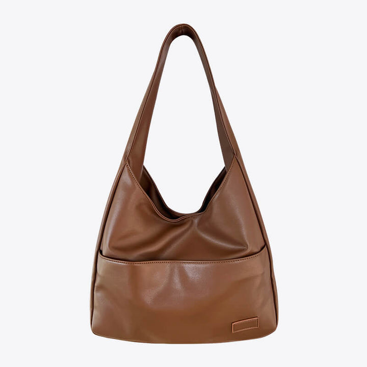 Caelia - Sac shopping sac bandoulière hobo en simili cuir