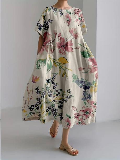 Anastasia | Colorful floral dress