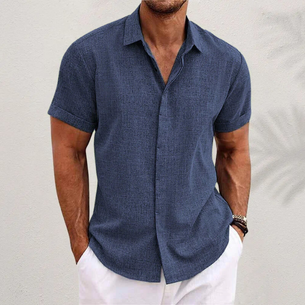 Elias™ - Airy cotton-linen blend shirt