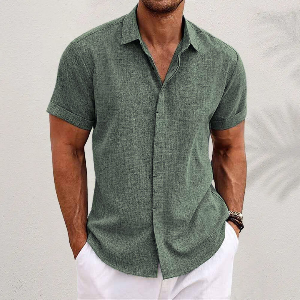 Elias™ - Airy cotton-linen blend shirt