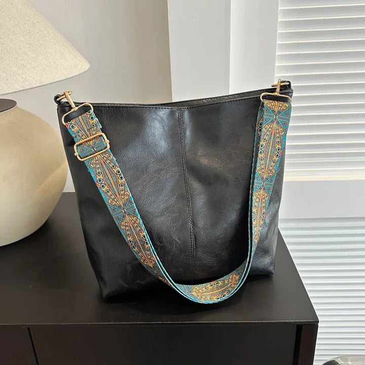 Elise - Vintage leather shoulder bag