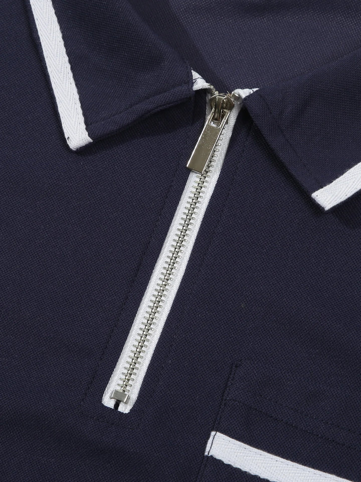 Julio Zip-Up Polo | 50% OFF