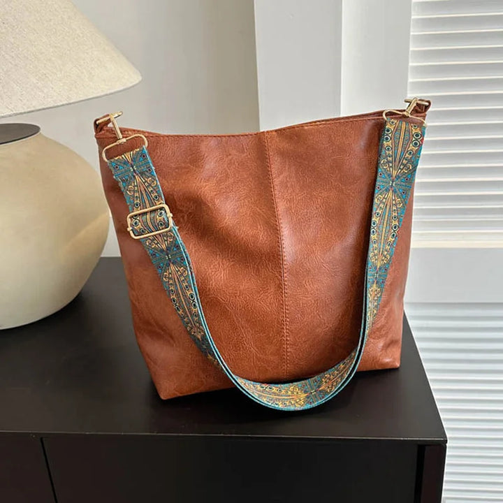 Elise - Vintage leather shoulder bag