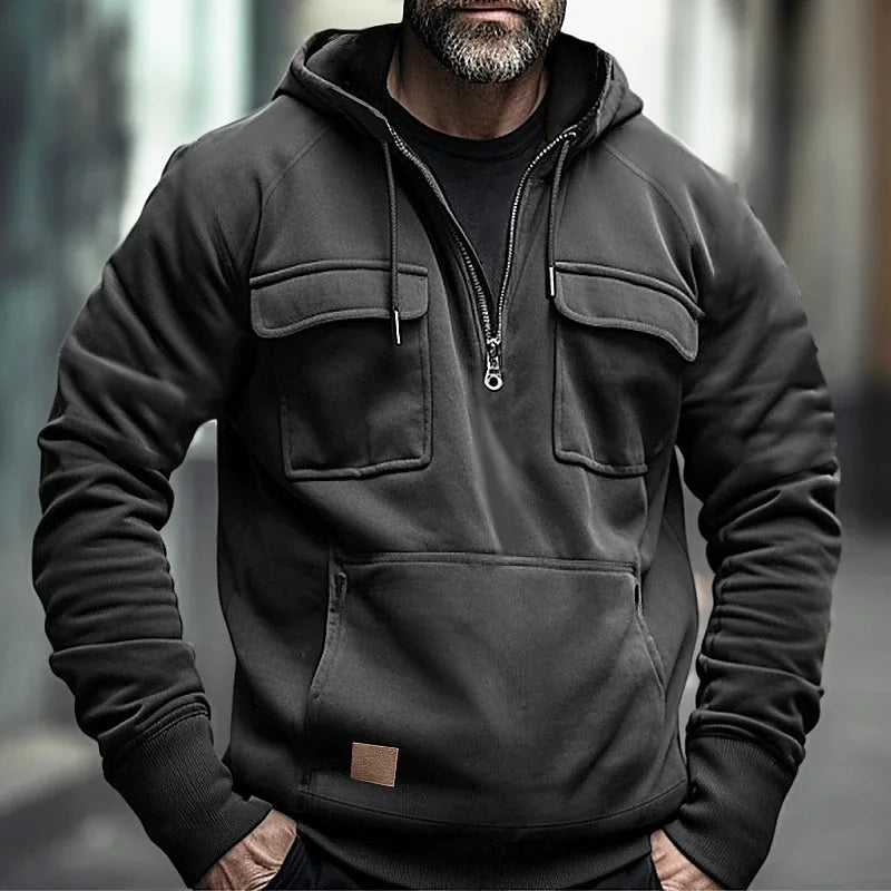 Finnick | Half Zipper Men's Tactical Hoodies