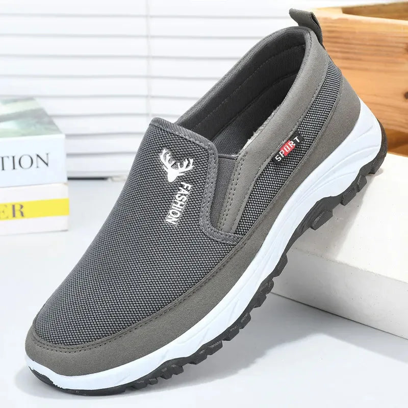 Luca™ | Breathable Soft Sole Slip-on Canvas Shoes