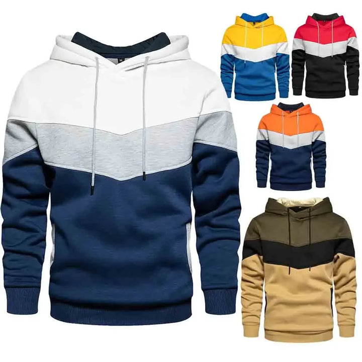 Reese | Color block hooded sweatshirt