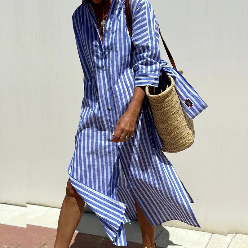 Penelope | Striped shirt dress