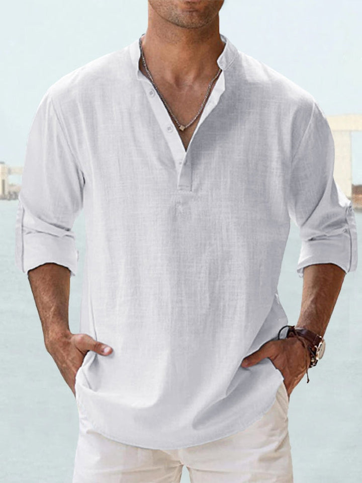 Kristoffer - Chemise en lin pour homme