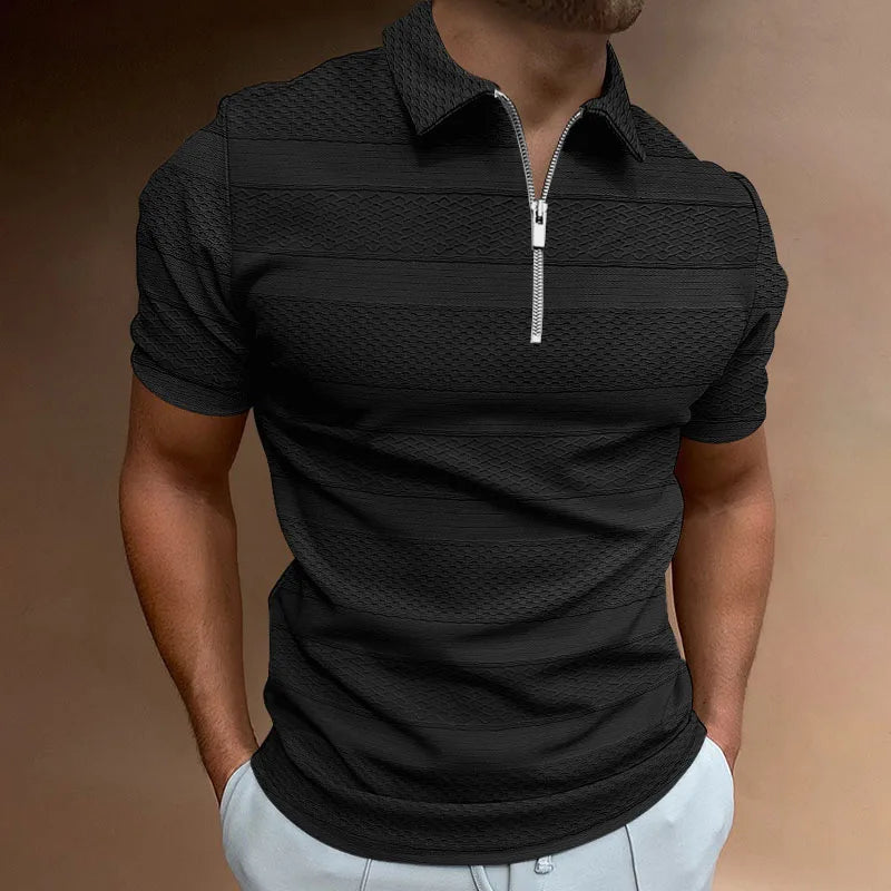 Sebastian Zip-Up Polo | 50% OFF