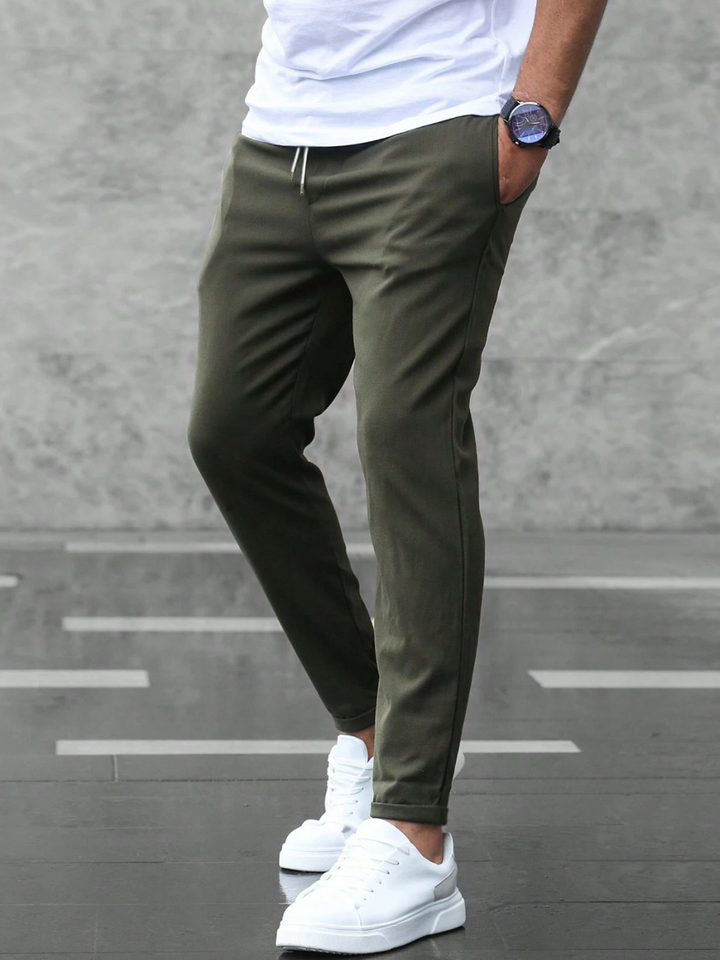 Marcus™ - Cropped trousers with drawstring