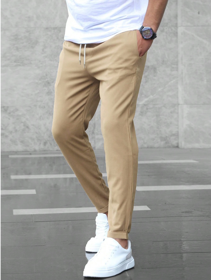 Marcus™ - Cropped trousers with drawstring