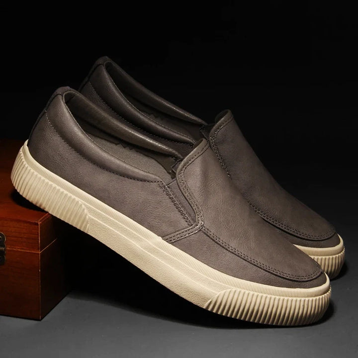 Reed - Heren Leren Slip-On