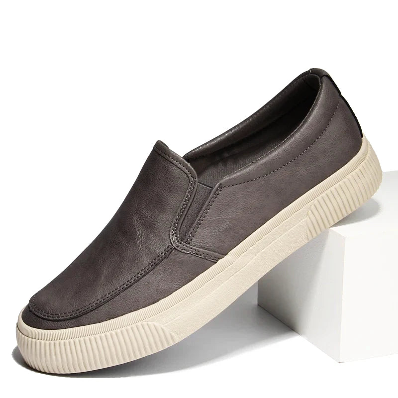 Reed - Heren Leren Slip-On