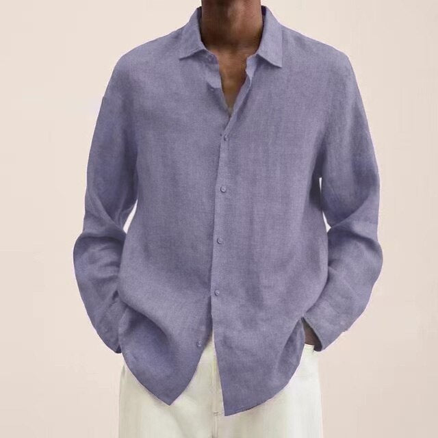 Danial™ | Chemise élégante pour hommes en coton à manches longues