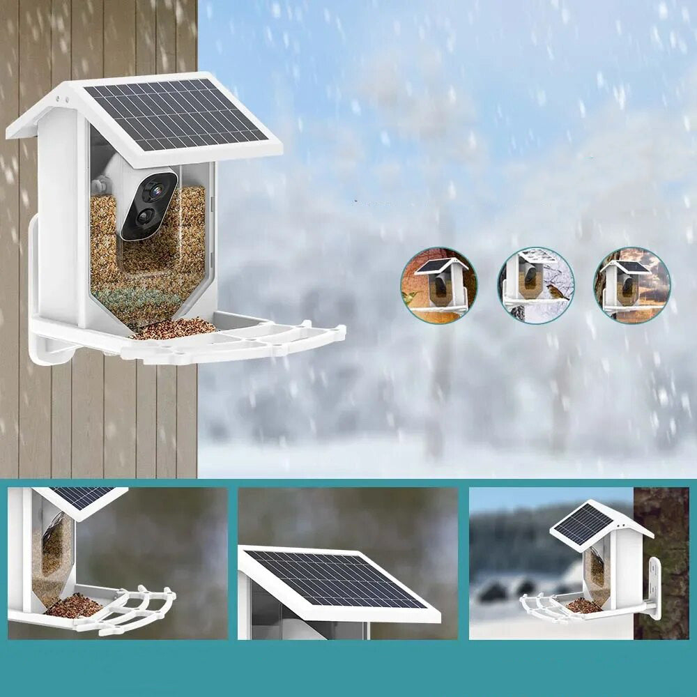 SolacePerch | Smart Solar Bird Feeder - Ontdek de natuur op een unieke manier!