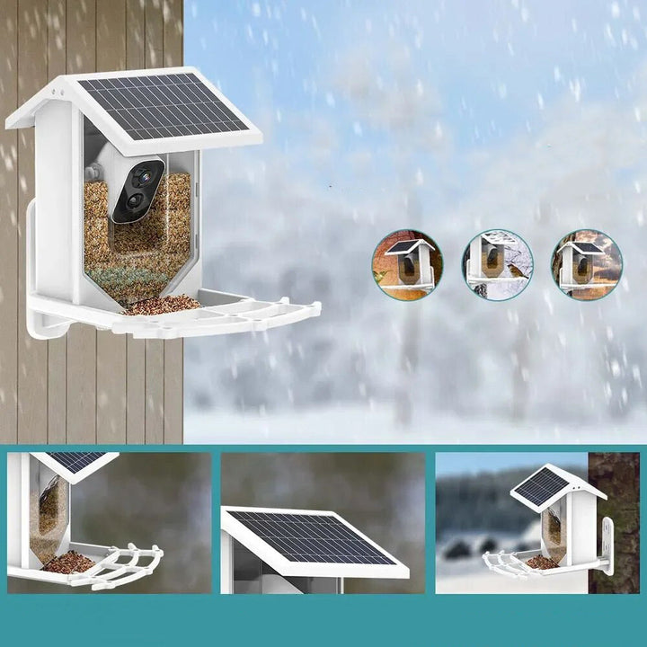 SolacePerch | Smart Solar Bird Feeder - Ontdek de natuur op een unieke manier!